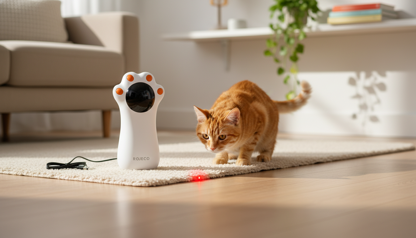 USB Rechargeable Automatic Laser Toy for Indoor Cats